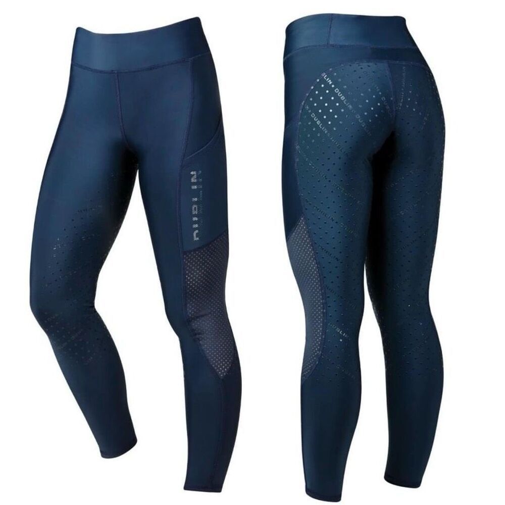 Women's Navy Blue Athletic Leggings